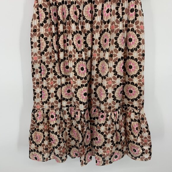 Kate Spade Dress Silk By The Pool Floral Print Mosaic Flutter NWT - Picture 13 of 13